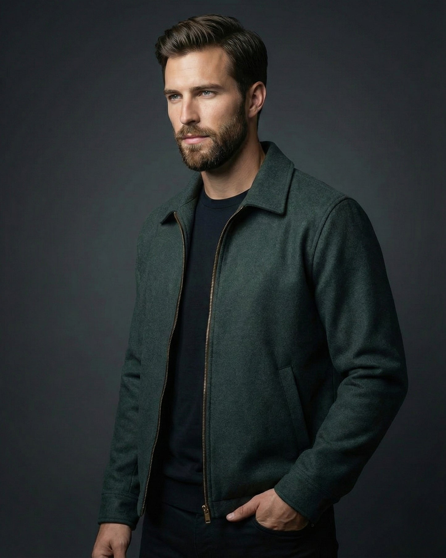 The Classic Tweed Zip Jacket