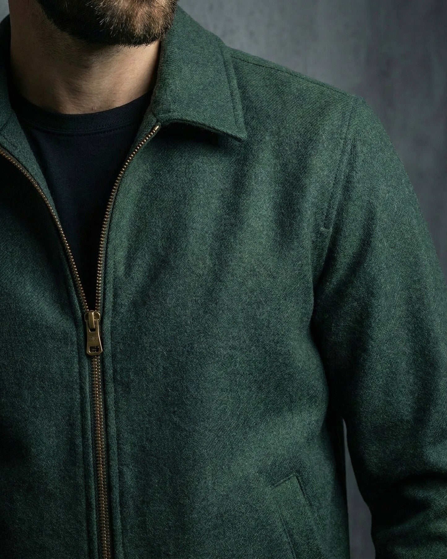 The Classic Tweed Zip Jacket