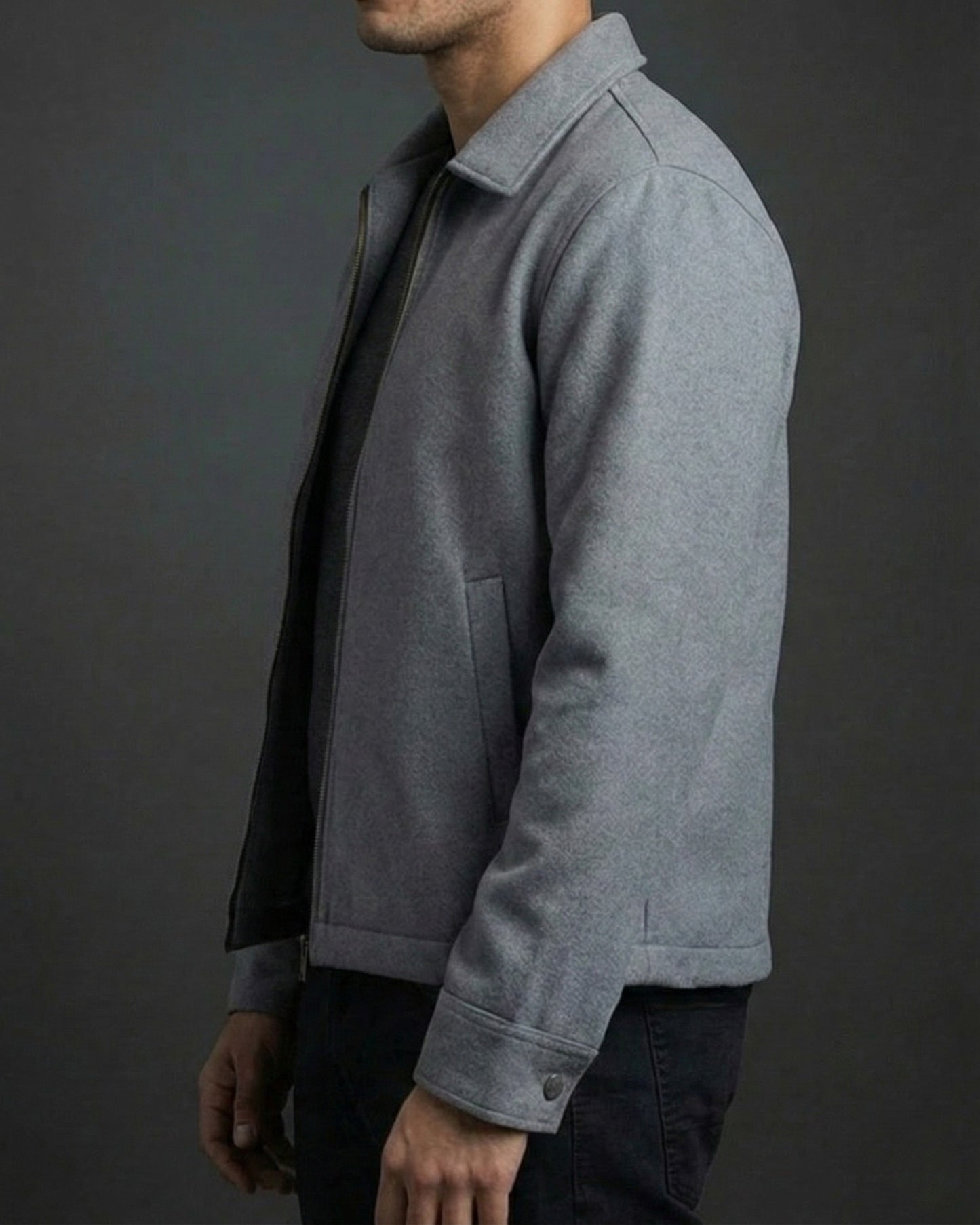 The Classic Tweed Zip Jacket