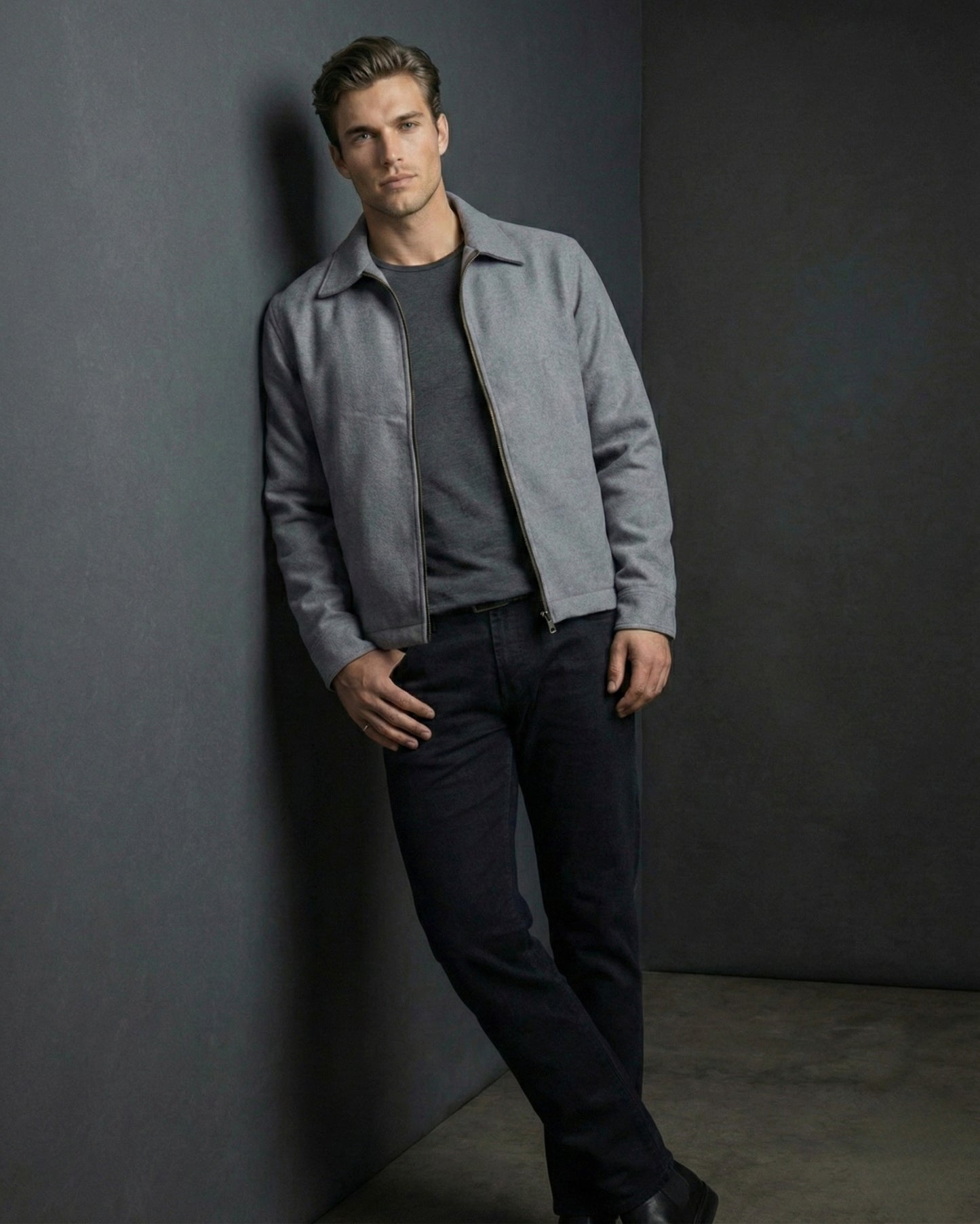 The Classic Tweed Zip Jacket