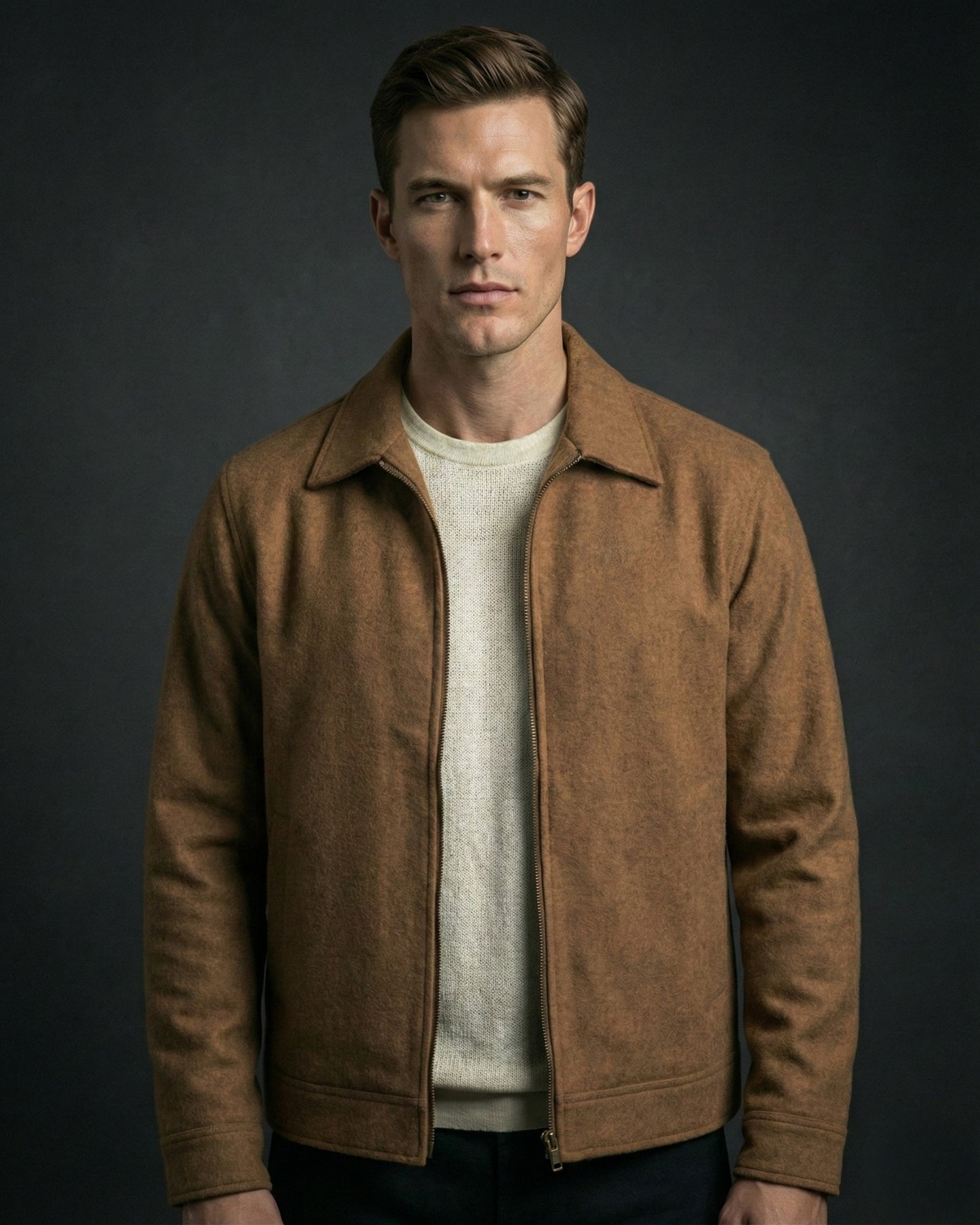 The Classic Tweed Zip Jacket