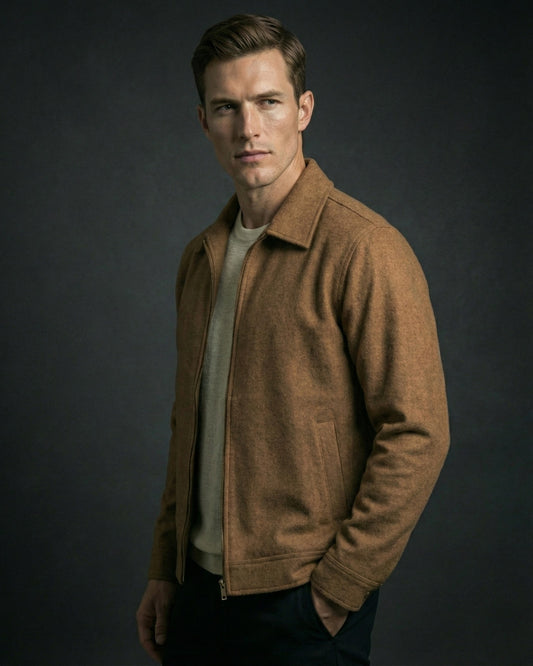 The Classic Tweed Zip Jacket