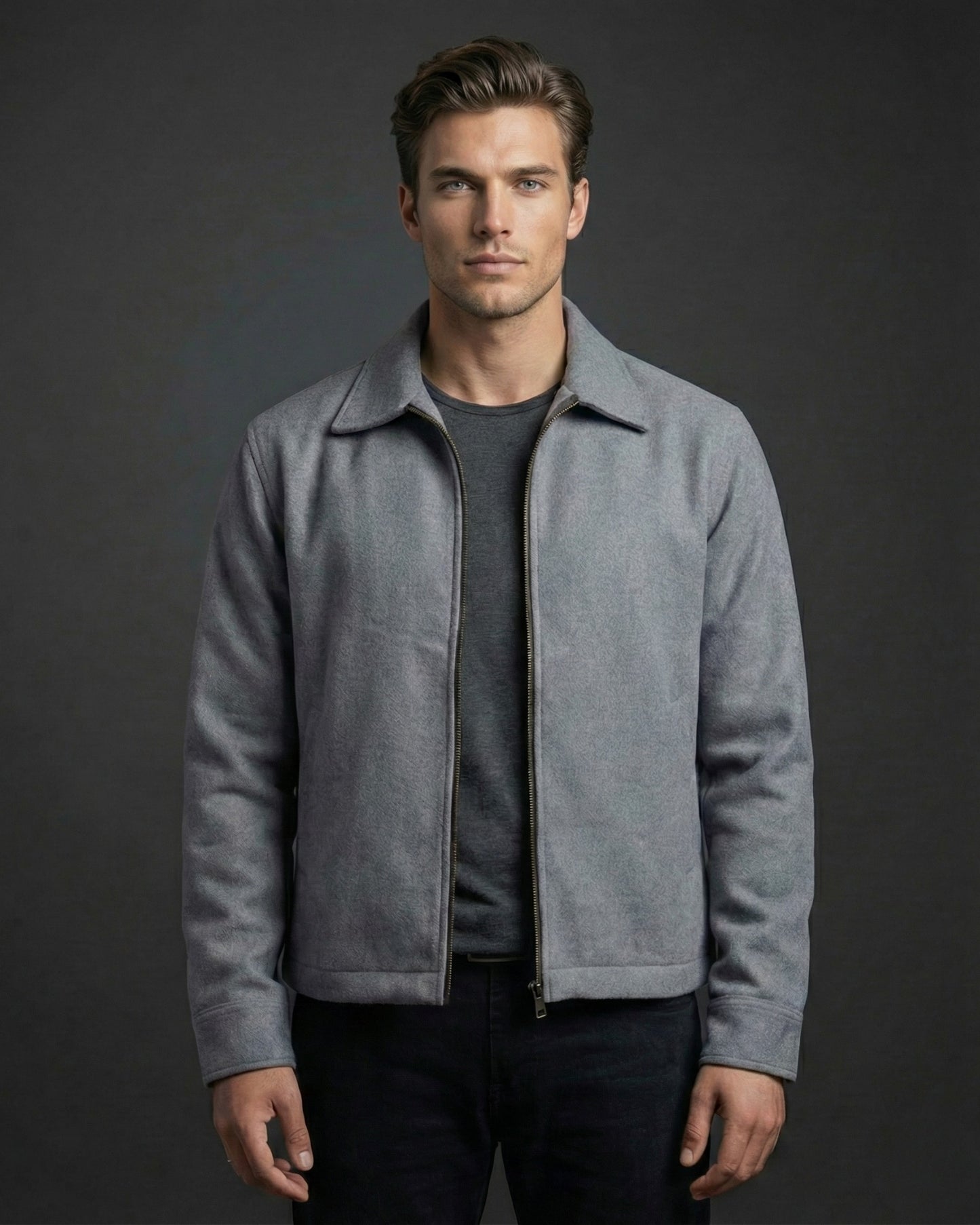 The Classic Tweed Zip Jacket